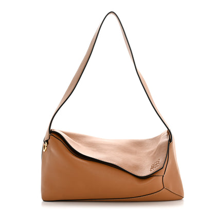 Loewe Calfskin Puzzle Hobo Warm Dessert 1 of 12