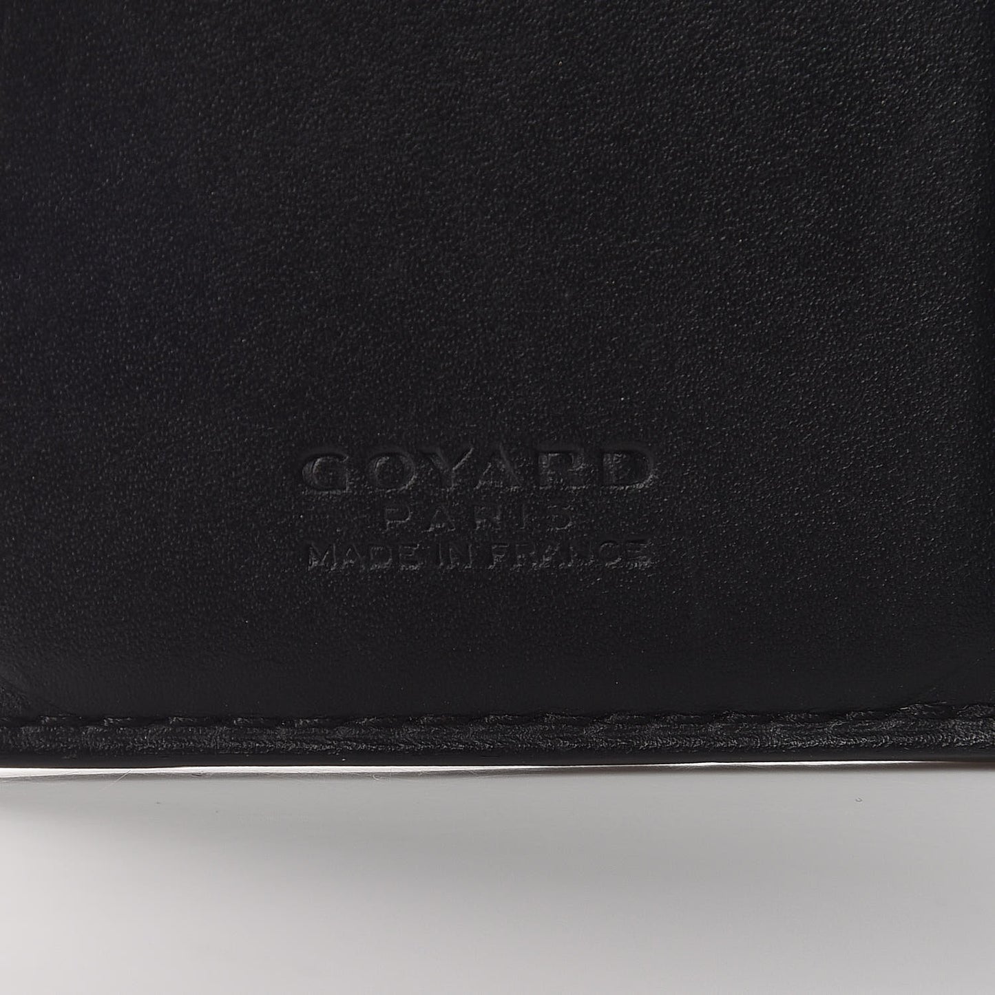 Goyardine Saint Pierre Card Holder Black
