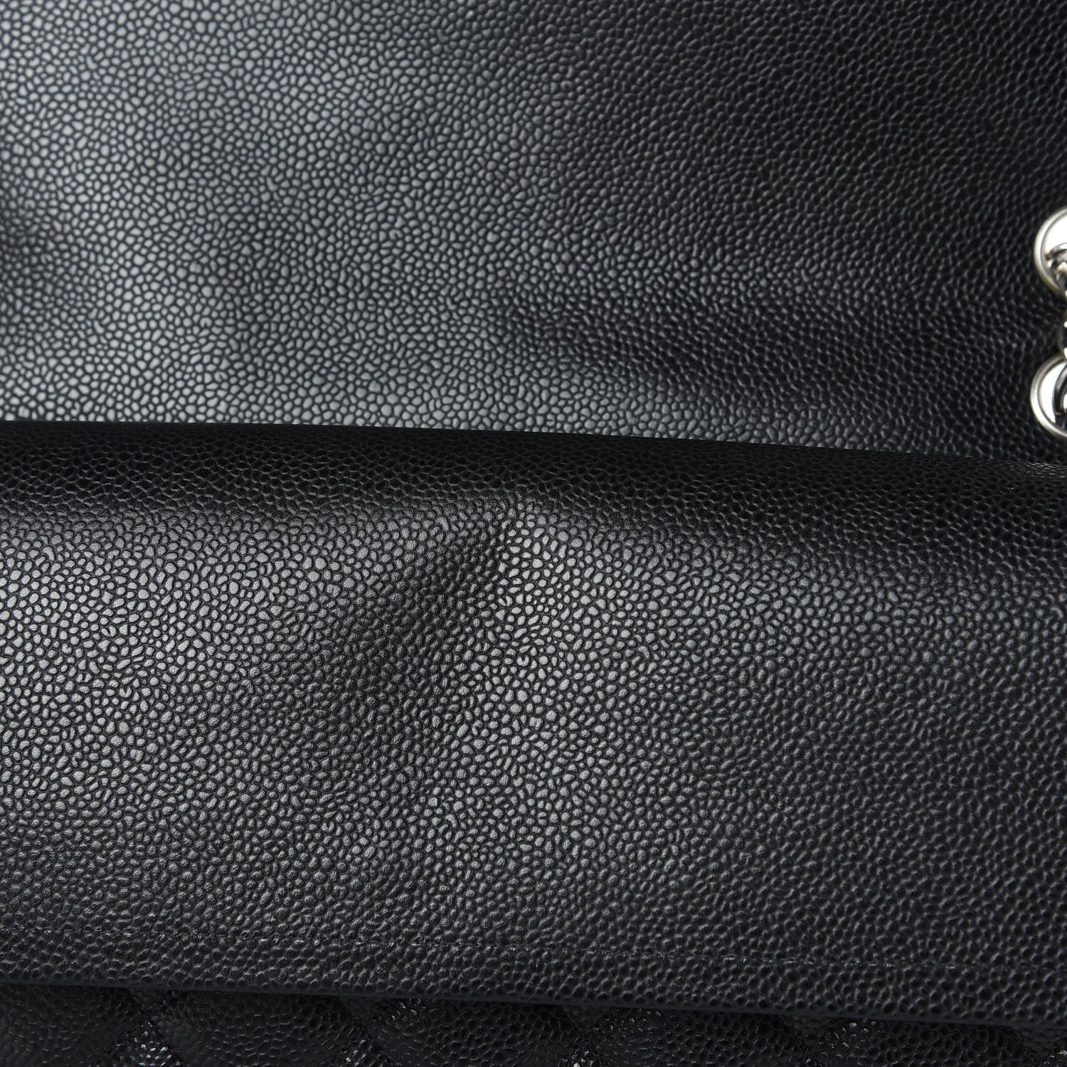 Chanel Caviar Quilted Maxi Double Flap Black 12 of 13
