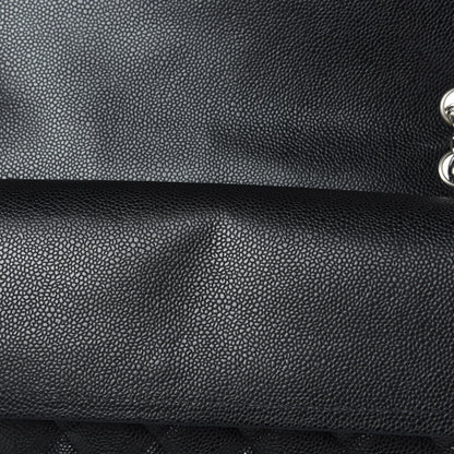 Chanel Caviar Quilted Maxi Double Flap Black 12 of 13
