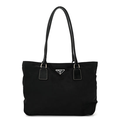 Prada Nylon Zip Tote Bag Black 1 of 15