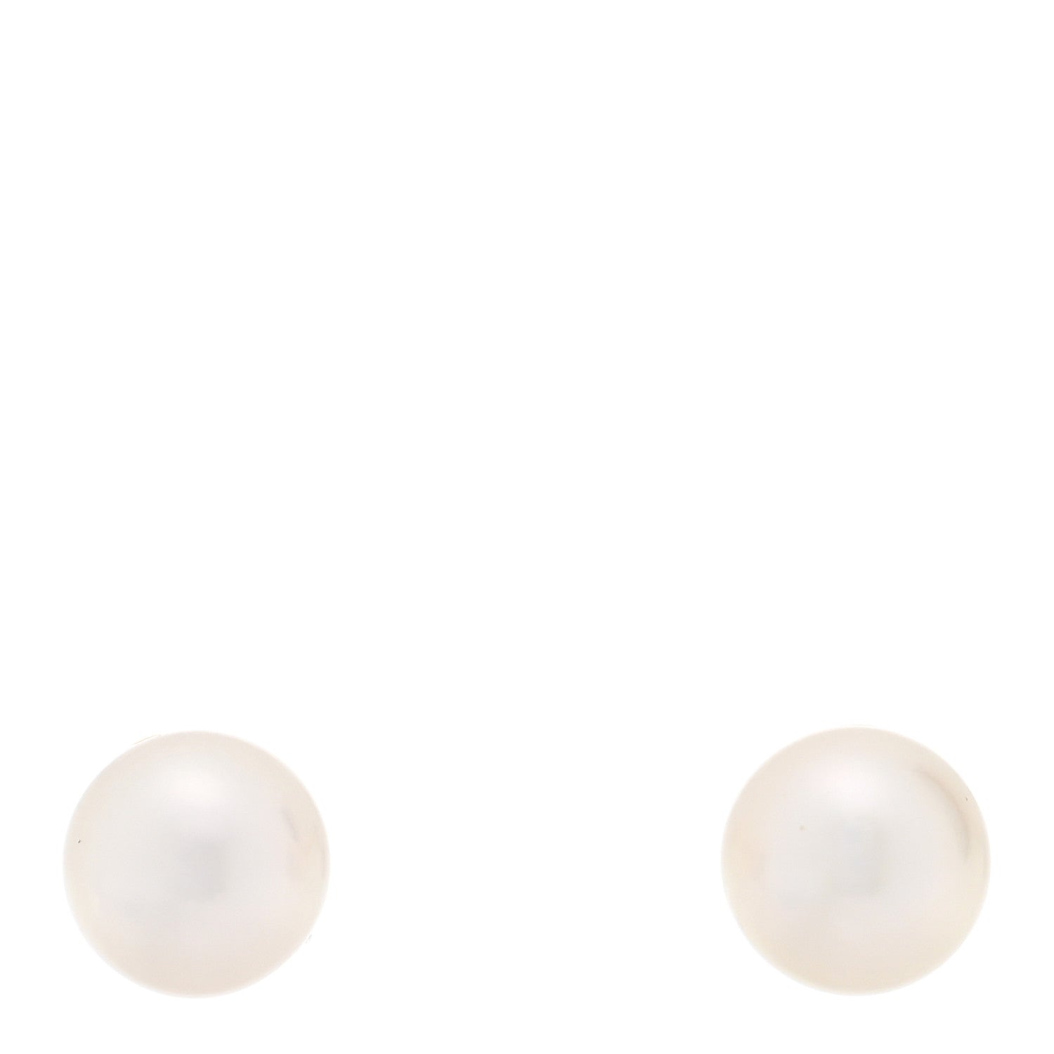 Mikimoto 18K Yellow Gold Akoya Pearl 7-7.5mm Stud Earrings 1 of 5
