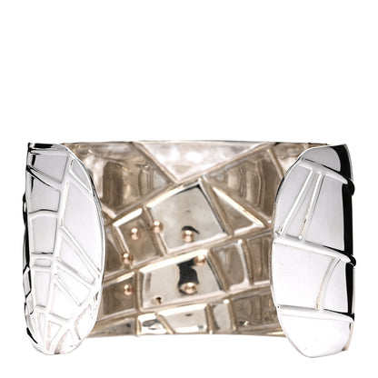 Tiffany Sterling Silver 18K Rose Gold Spider Web Cuff Bracelet 2 of 3