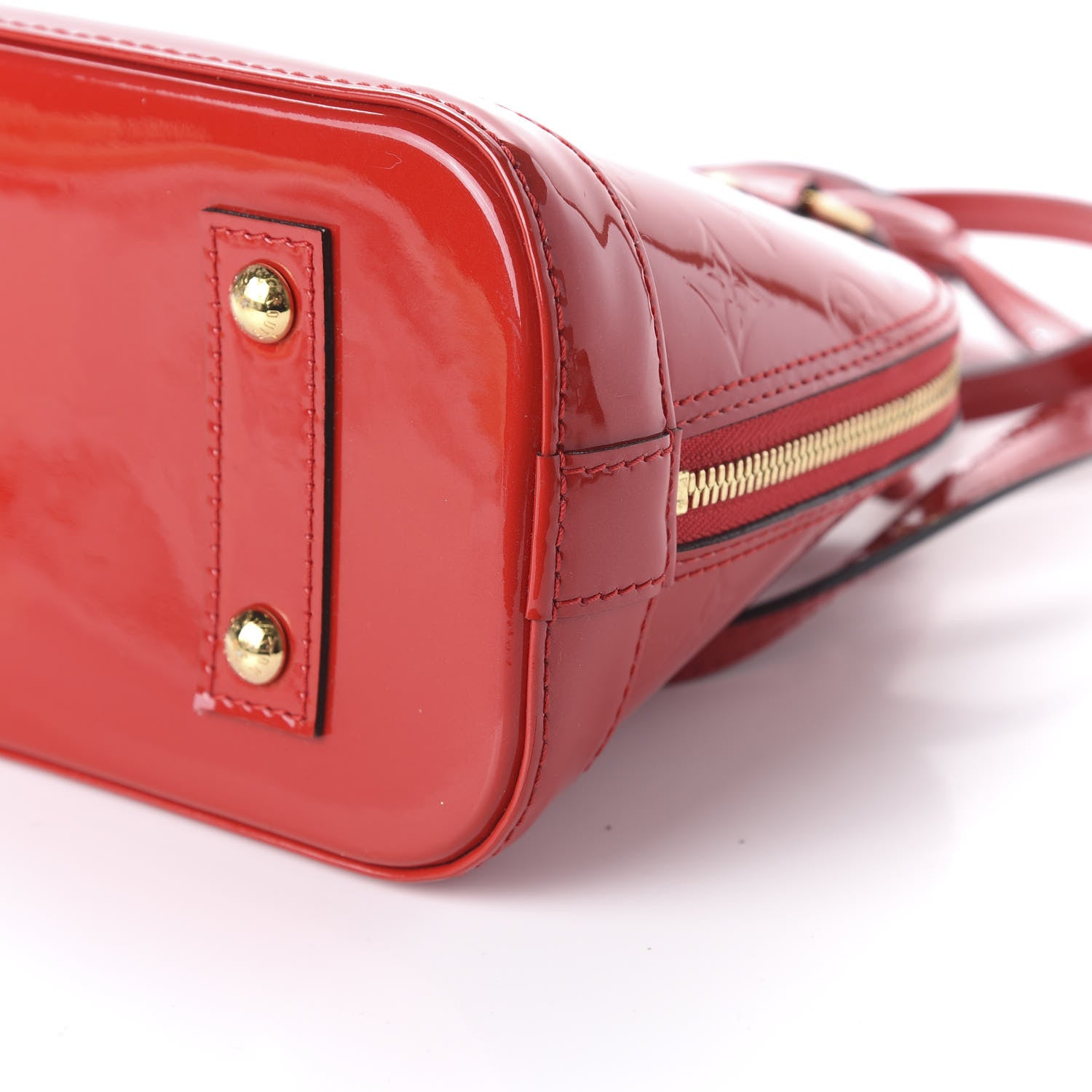 Louis Vuitton Vernis Alma BB Cherry 7 of 12