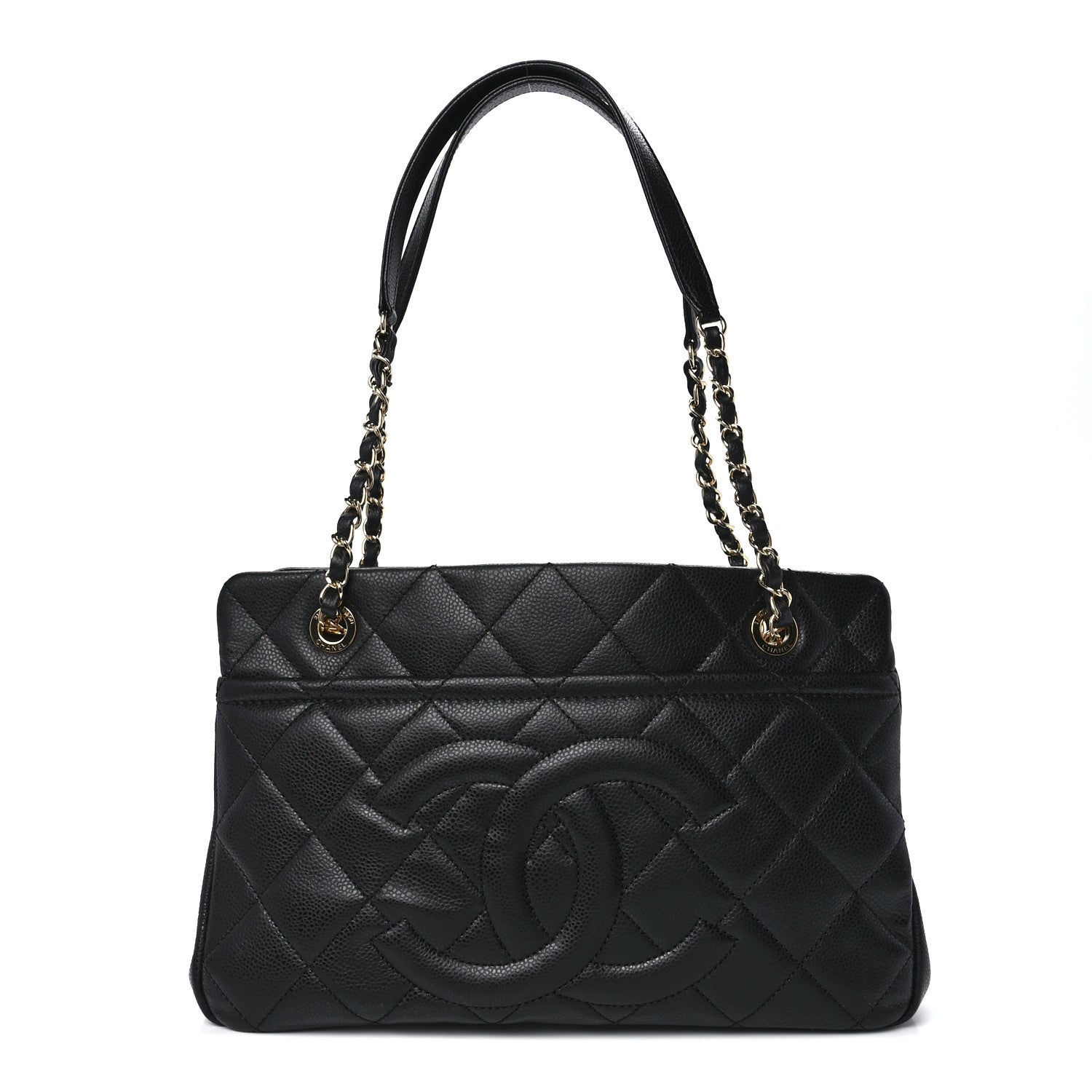 Chanel Caviar Quilted Timeless CC Soft Tote Black 1 of 11