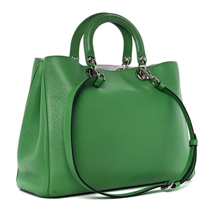Christian Dior Bullcalf Large Diorissimo Tote Green 4 of 12