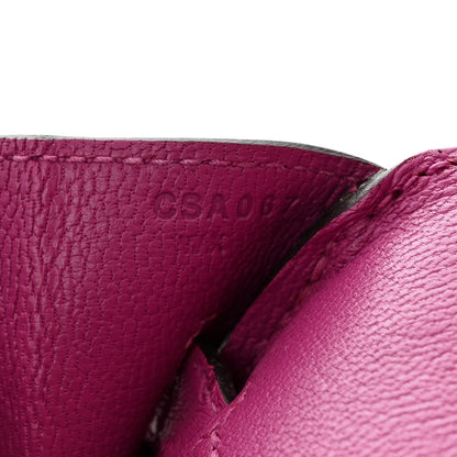 Hermes Ostrich Birkin 30 Rose Pourpre 7 of 12