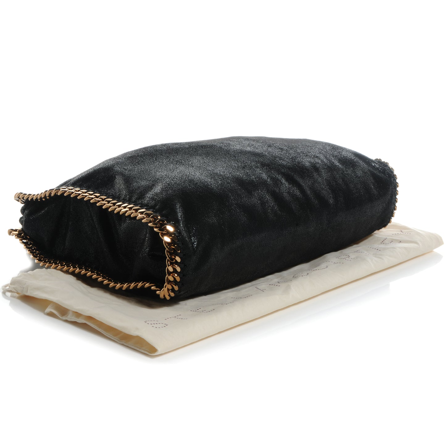 Faux Leather Shaggy Deer Falabella Black