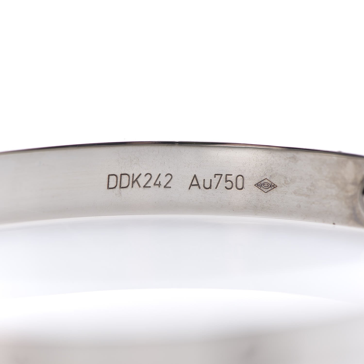 Cartier 18K White Gold LOVE Bracelet 18 5 of 7