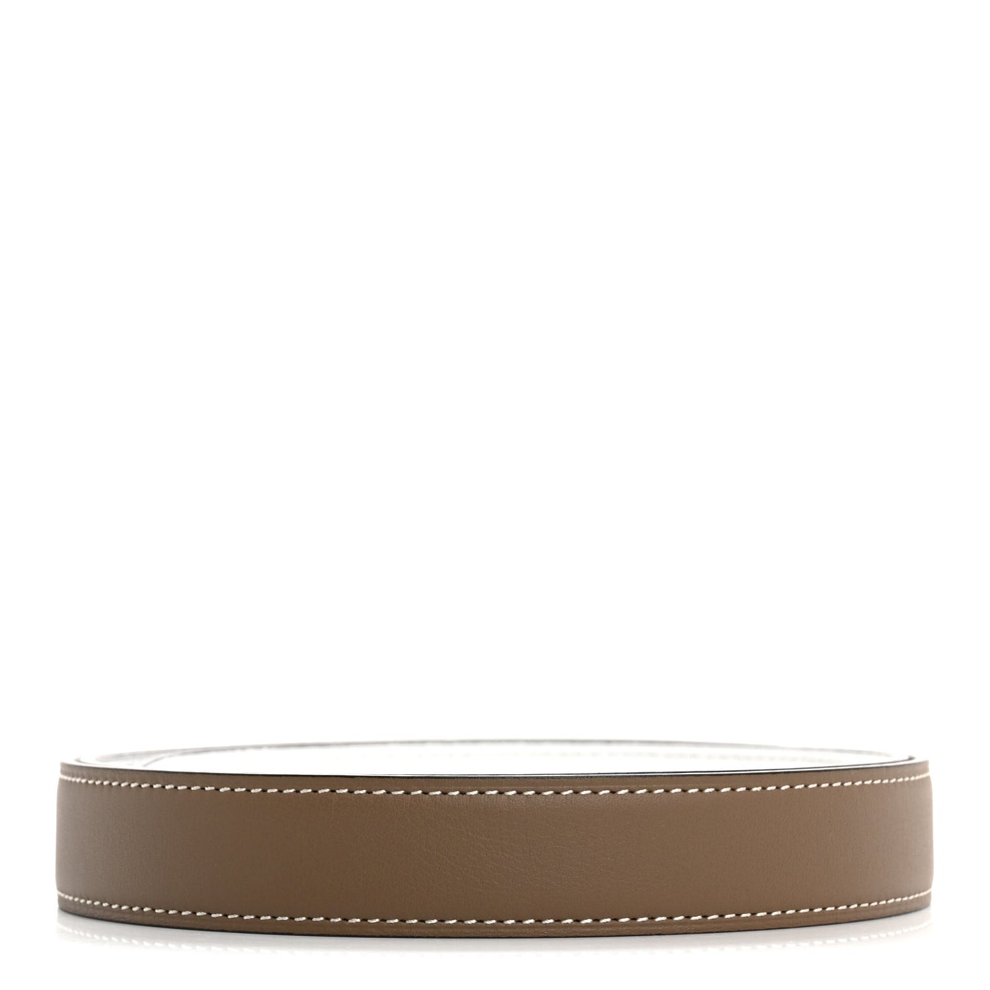 Swift Epsom 24mm Belt Strap 90 36  Etoupe White