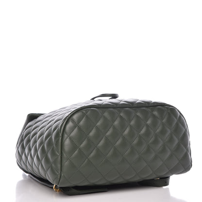 Chanel Lambskin Quilted Large Urban Spirit Backpack Dark Green 4 of 9