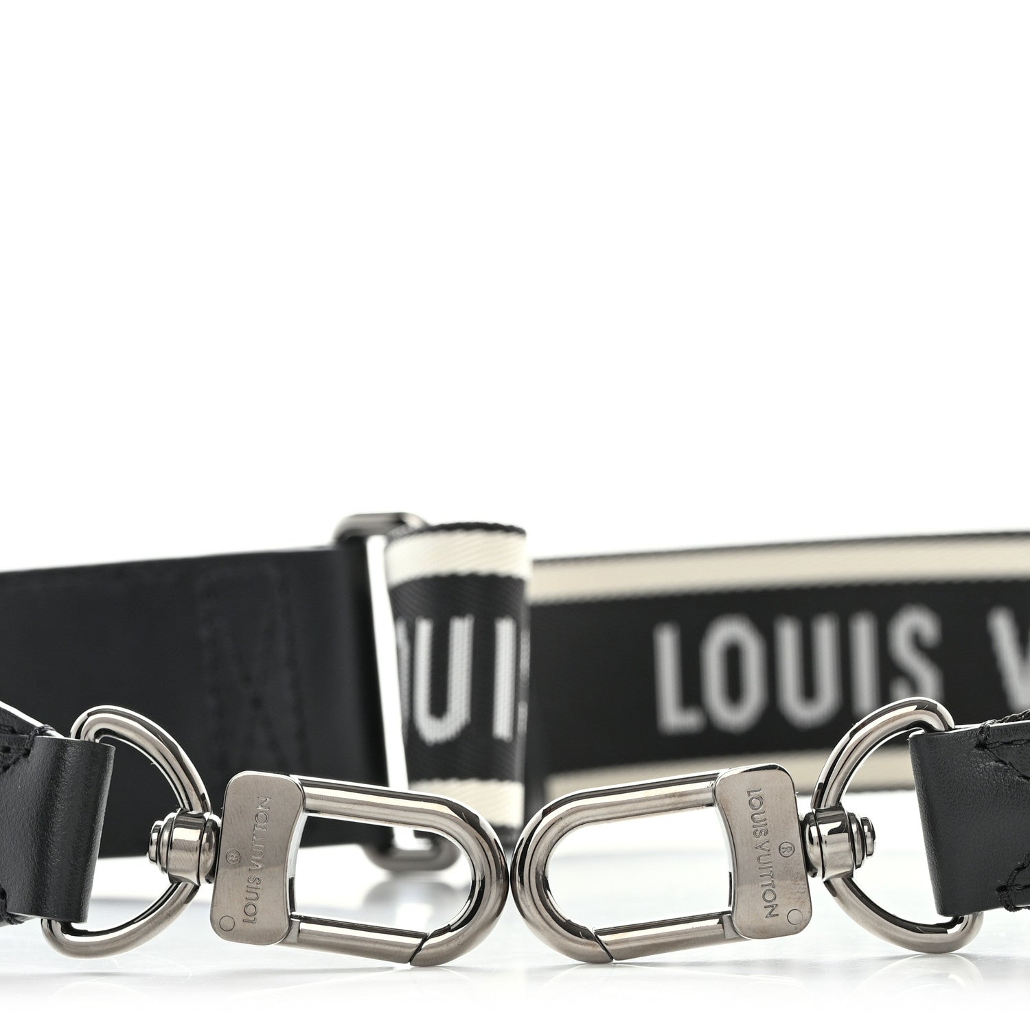 Louis Vuitton Nylon Jacquard Sporty Bandouliere Shoulder Strap Black 5 of 5