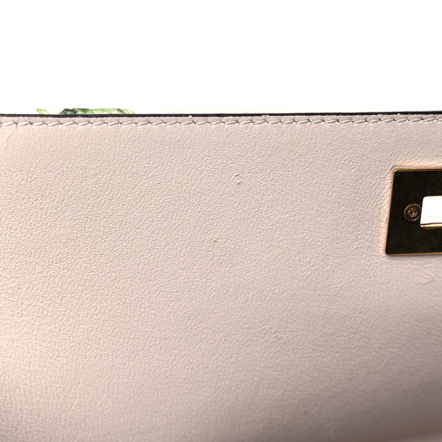 Salvatore Ferragamo Calfskin Floral Print Trifolio Top Handle Bag Multicolor 14 of 22