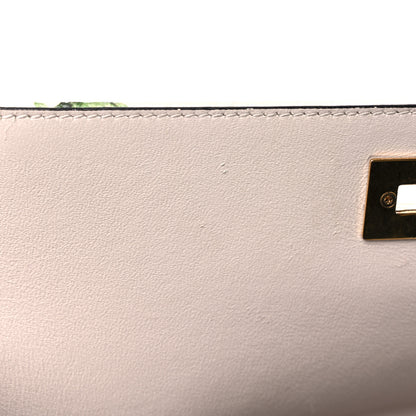 Salvatore Ferragamo Calfskin Floral Print Trifolio Top Handle Bag Multicolor 14 of 22