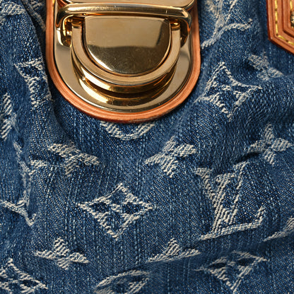 Louis Vuitton Monogram Denim Pleaty Blue 7 of 17