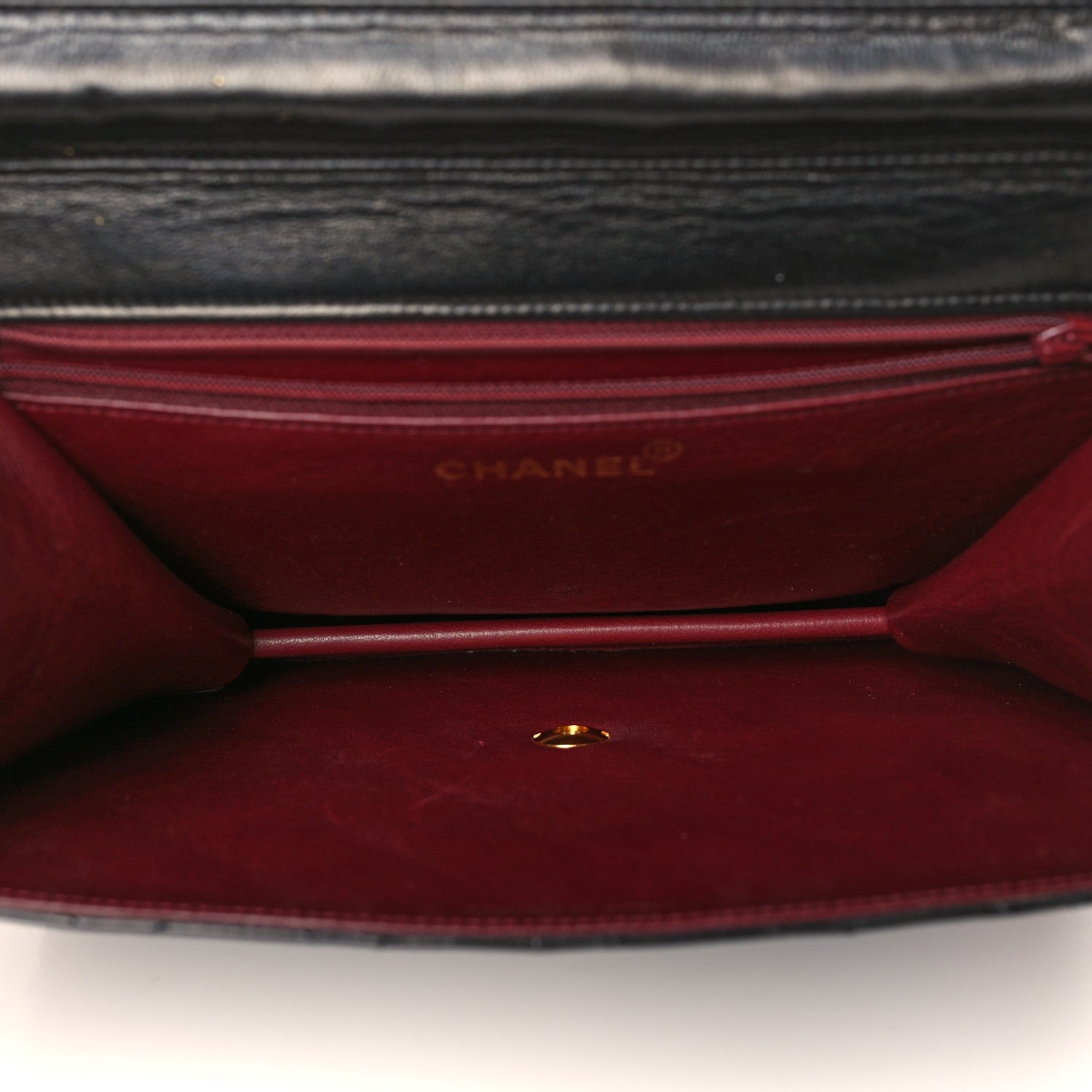Chanel Lambskin Quilted Small Single Flap Black 4 of 9