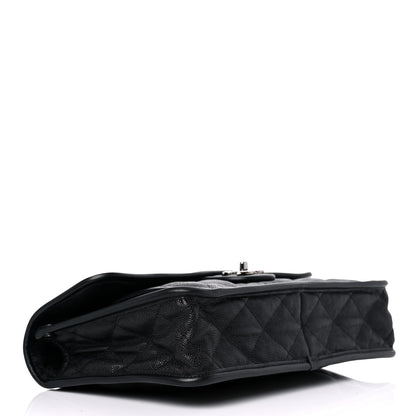 Chanel Caviar Quilted Large French Riviera Flap Black 4 of 12