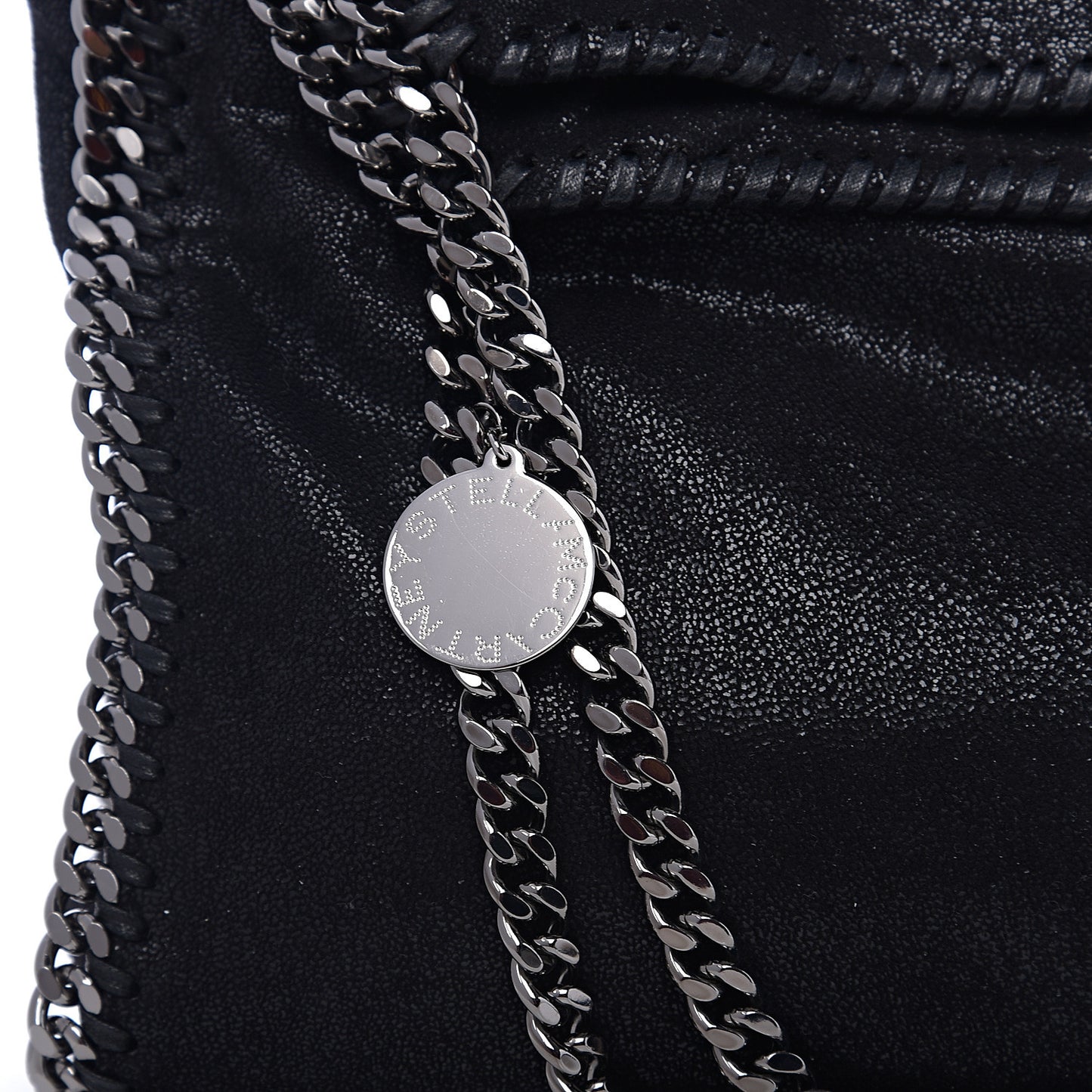 Shaggy Deer Small Falabella Tote Black