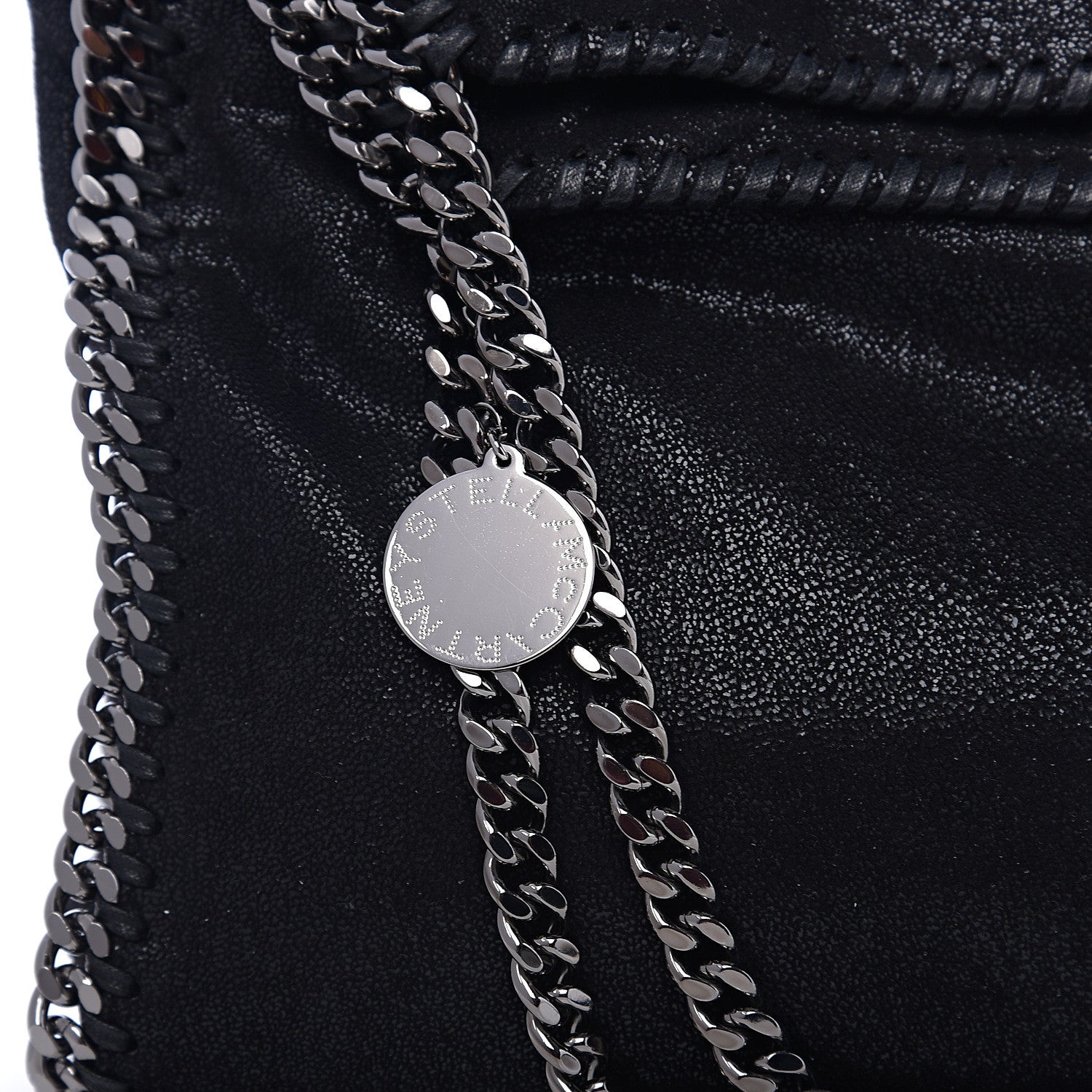 Stella McCartney Shaggy Deer Small Falabella Tote Black 7 of 9