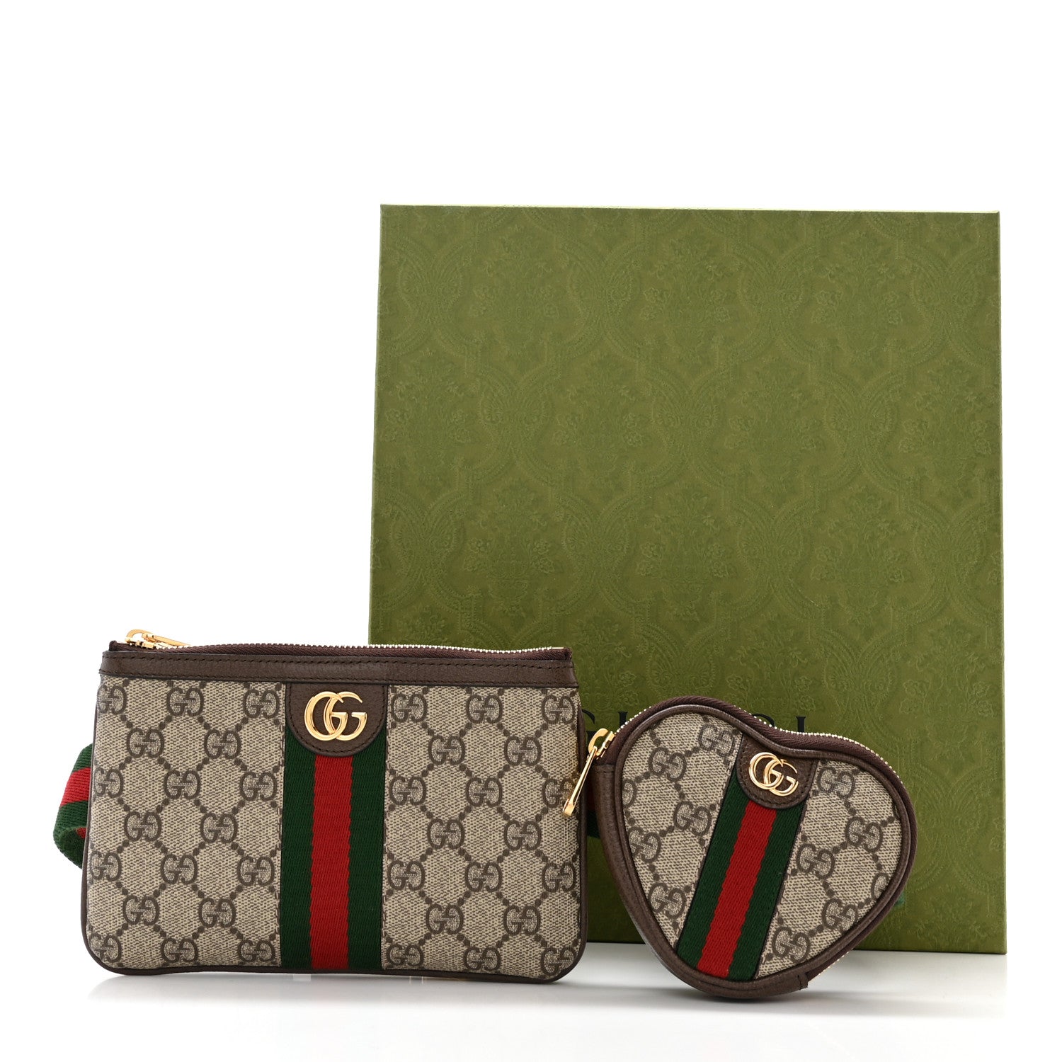 Gucci GG Supreme Monogram Web Ophidia Utility Belt Bag 85 34 Beige Ebony New Acero 15 of 15