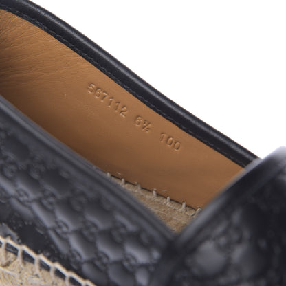 Gucci Microguccissima Signature Mens Espadrilles 6.5 Black 9 of 11