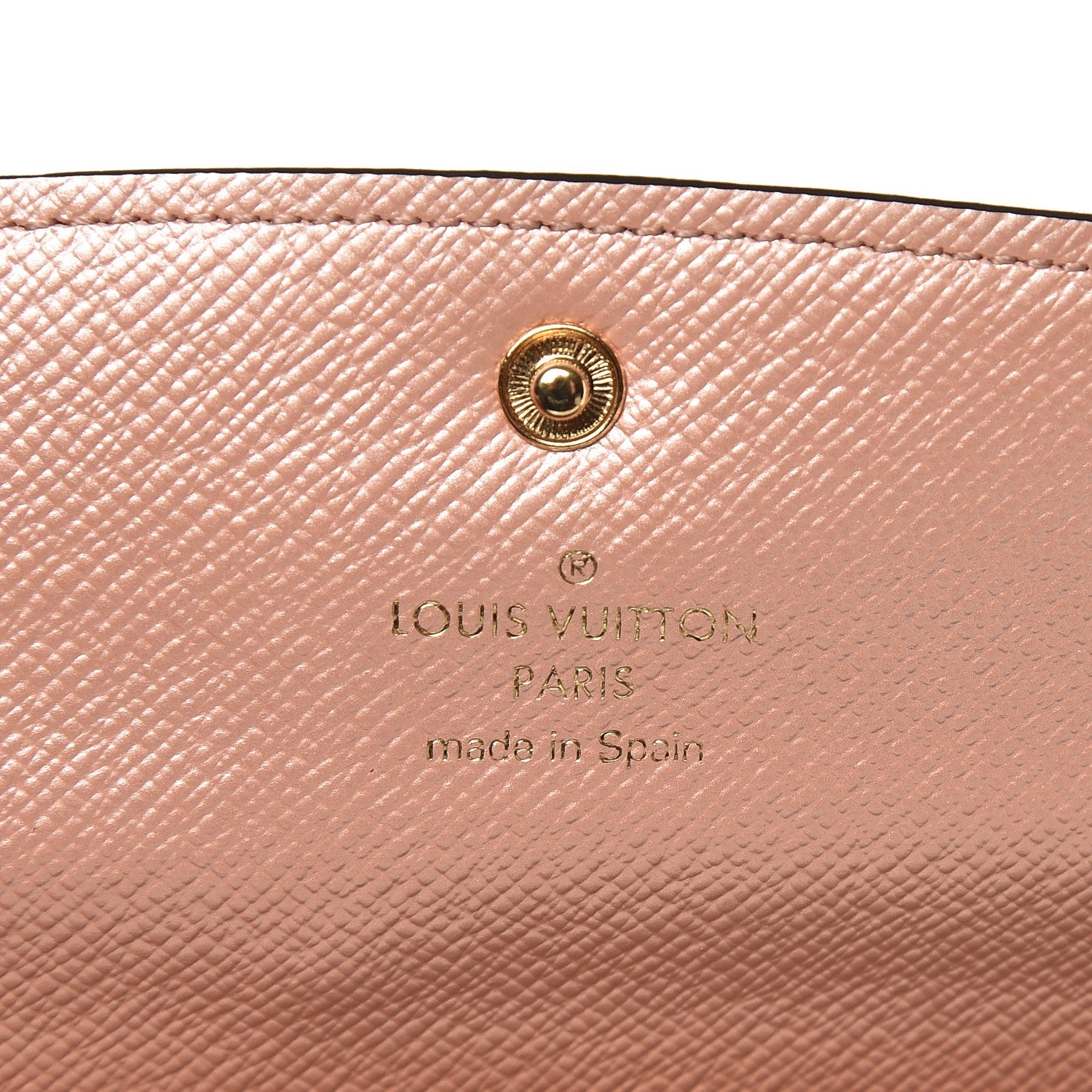 Louis Vuitton Monogram Emilie Wallet Rose Nacre 6 of 7