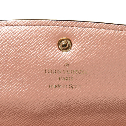 Louis Vuitton Monogram Emilie Wallet Rose Nacre 6 of 7