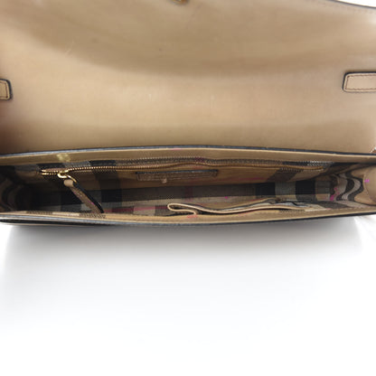 Burberry Bridle Calfskin Katherine Crossbody Clutch Brown 5 of 23