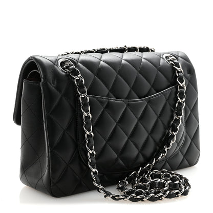 Chanel Lambskin Quilted Small Double Flap Black 3 of 10