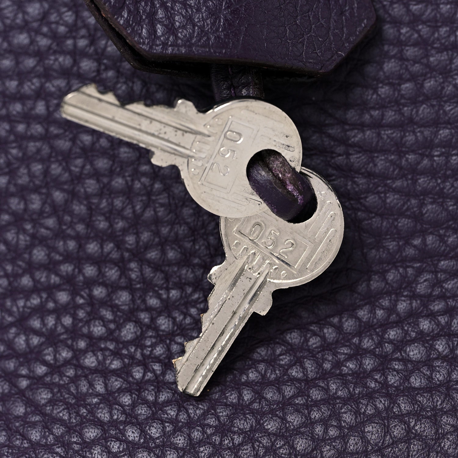 Hermes Taurillon Clemence Birkin 40 Raisin 30 of 46