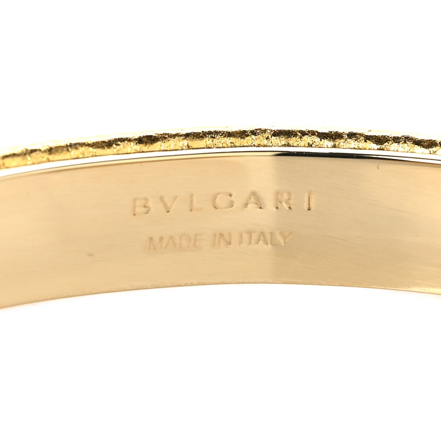 Metallic Karung Serpenti Forever Bracelet Gold