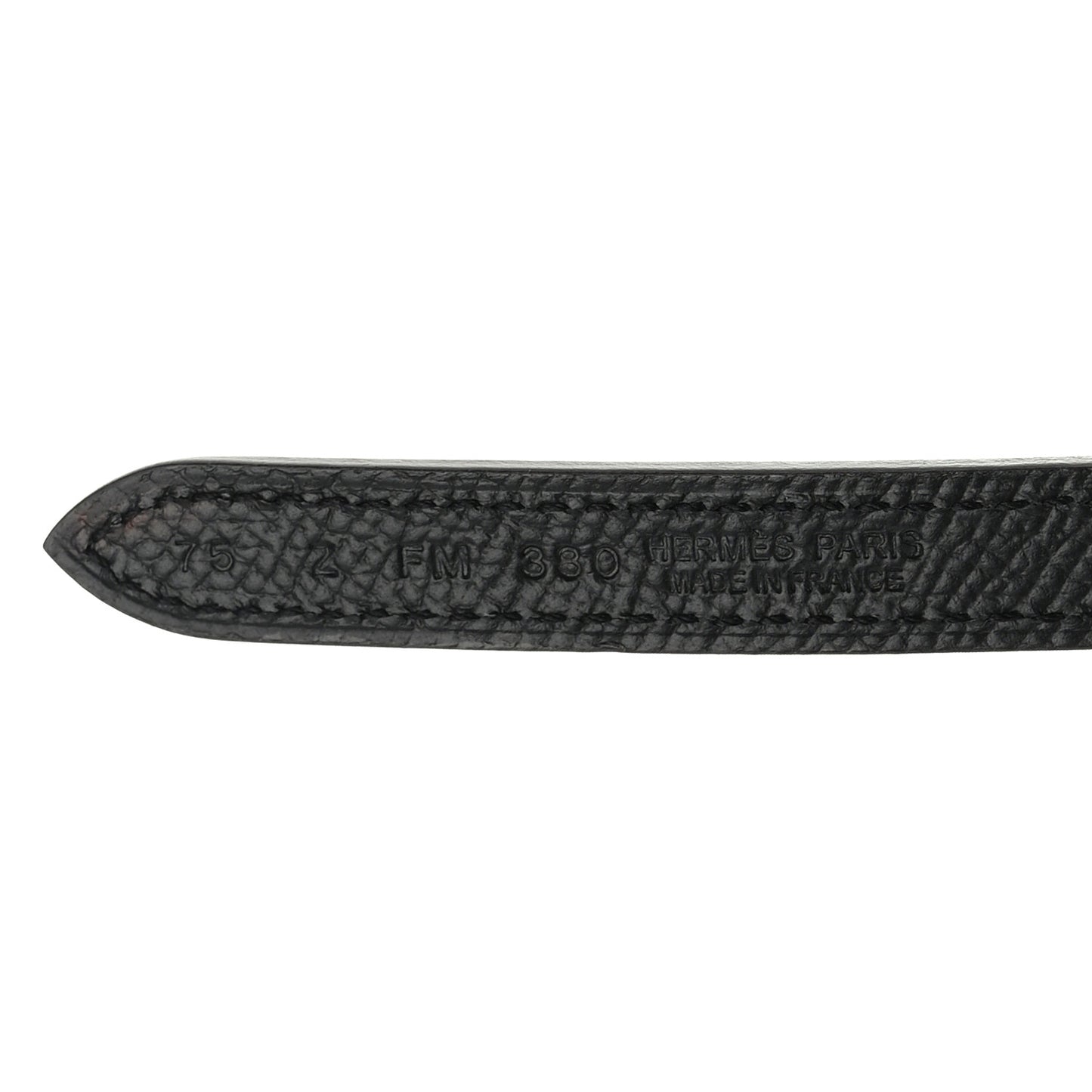 Swift Epsom 13mm H Belt Strap 75 30 Nata Black
