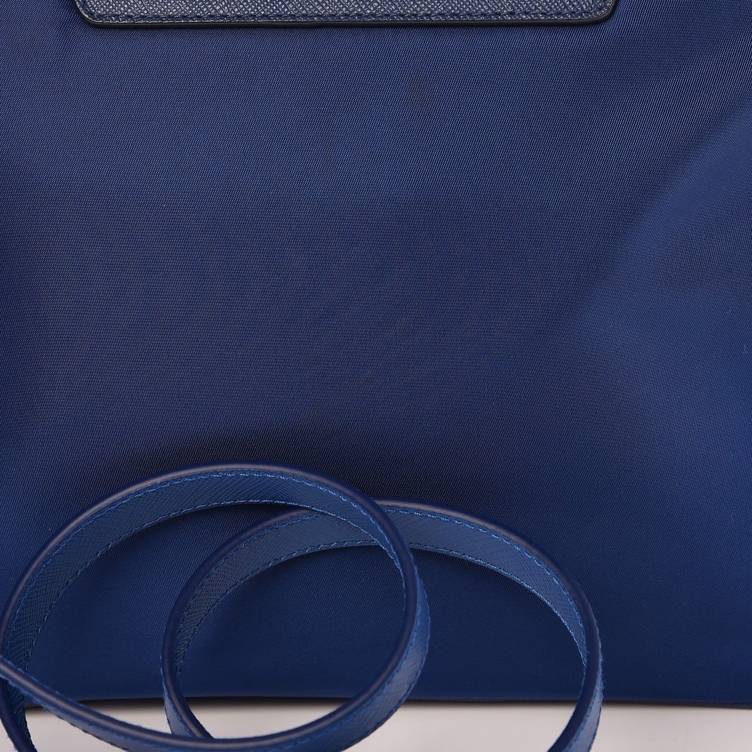 Prada Tessuto Nylon Saffiano Crossbody Bag Bluette 9 of 11