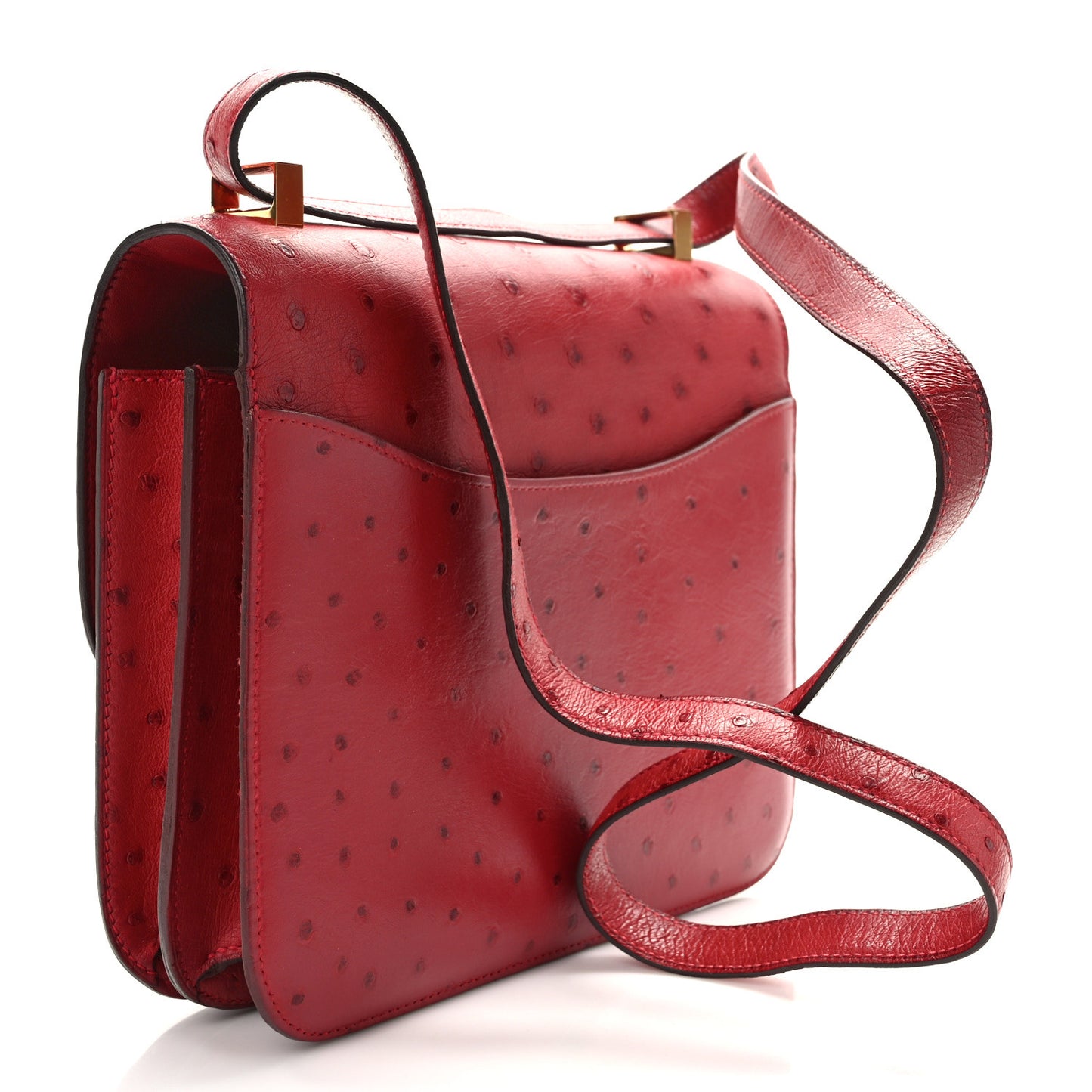 Ostrich Constance 24 Rouge Vif