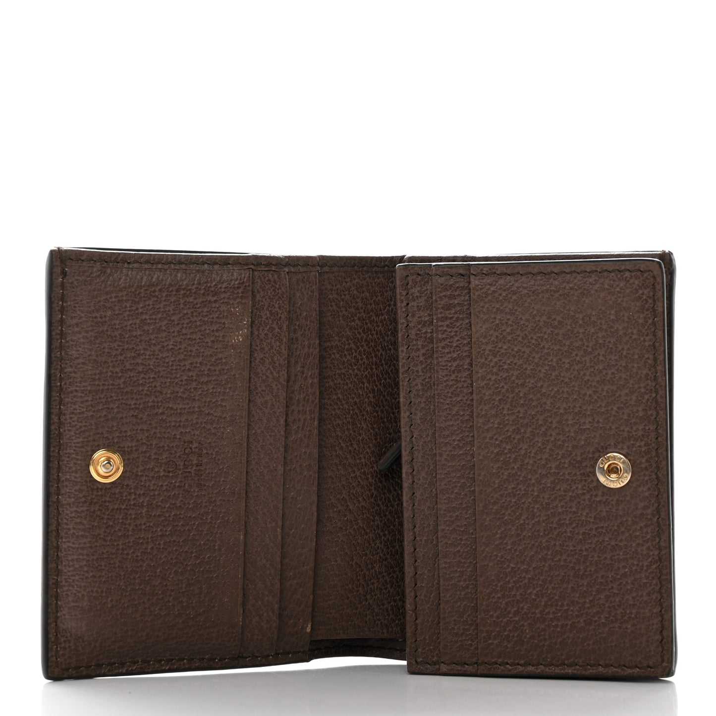 GG Supreme Monogram Web Ophidia Card Case Beige New Acero