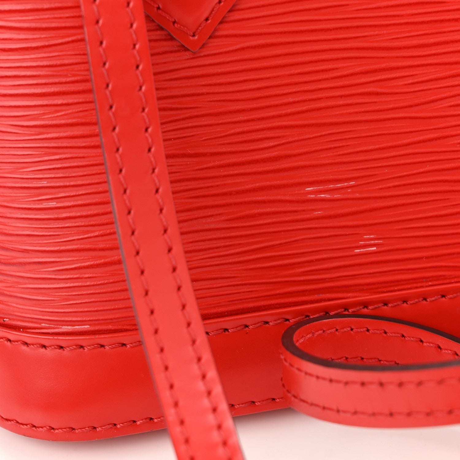 Louis Vuitton Epi Nano Alma Coquelicot 9 of 12