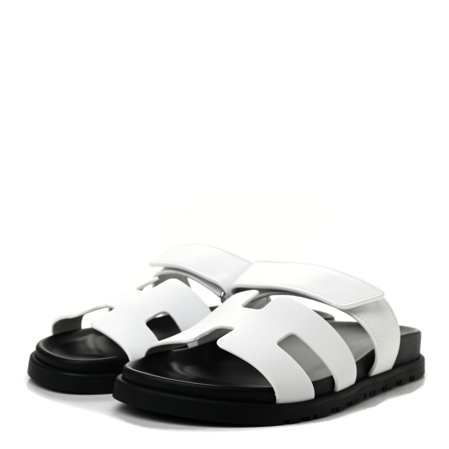 Calfskin Womens Chypre Sandals 38 White