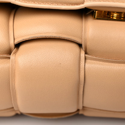 Bottega Veneta Nappa Maxi Intreccio Padded Cassette Crossbody Bag Almond 9 of 11