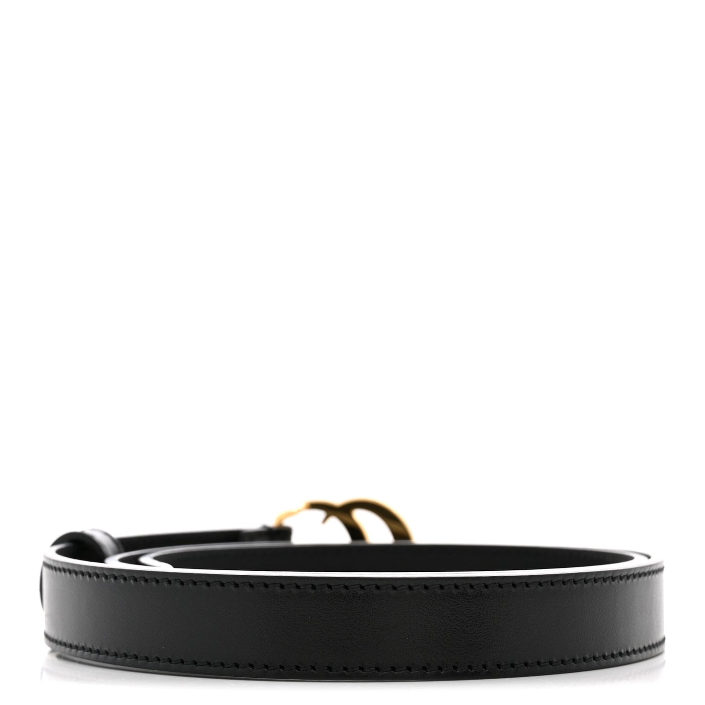Calfskin Double G 20mm Belt 80 32 Black