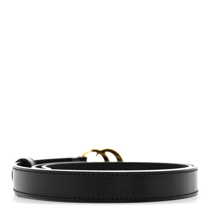 Gucci Calfskin Double G 20mm Belt 80 32 Black 2 of 6
