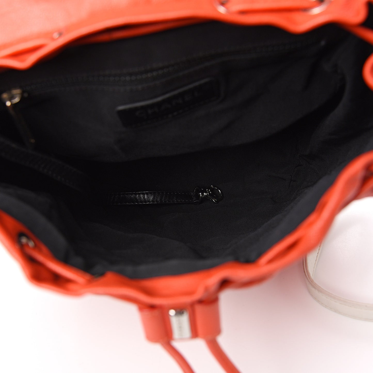 Lambskin Quilted Small Cuba Urban Spirit Backpack Orange