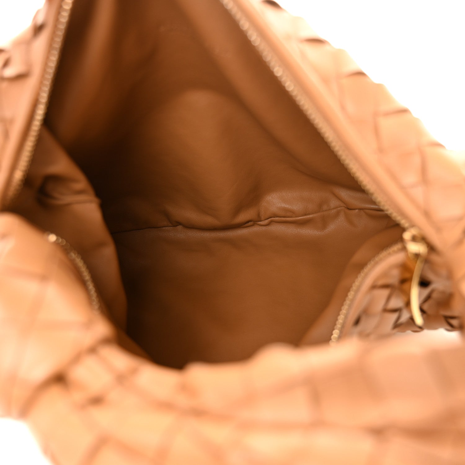 Bottega Veneta Nappa Intrecciato Teen Jodie Hobo Caramel 5 of 11