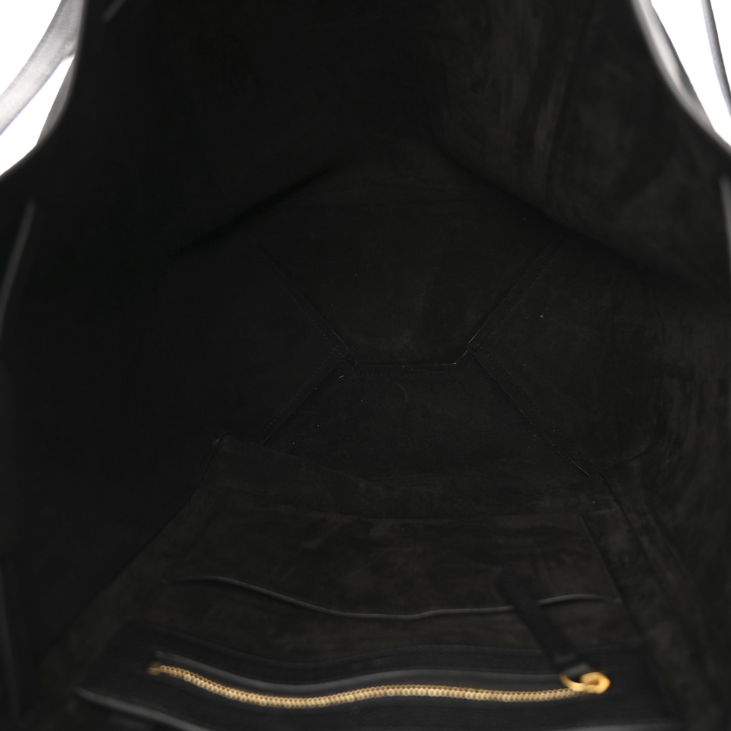 Soft Grained Calfskin Medium Belt Cabas Phantom Black