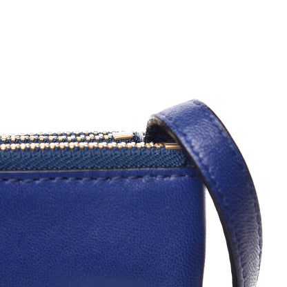 Celine Lambskin Large Trio Crossbody Bag Indigo 13 of 14