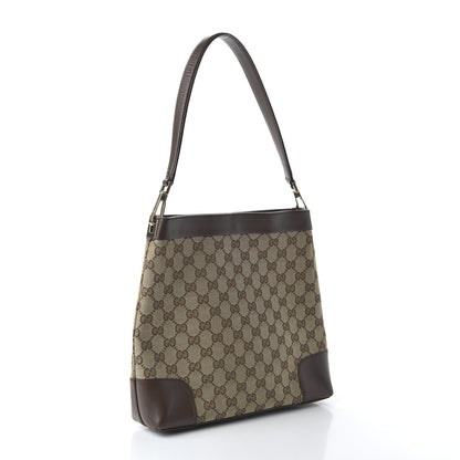 Gucci Monogram Shoulder Bag Dark Brown 3 of 11