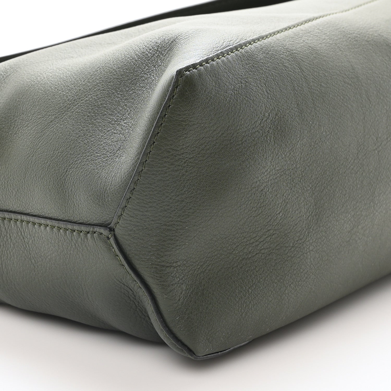 Loewe Calfskin Puzzle Hobo Army Green 9 of 10