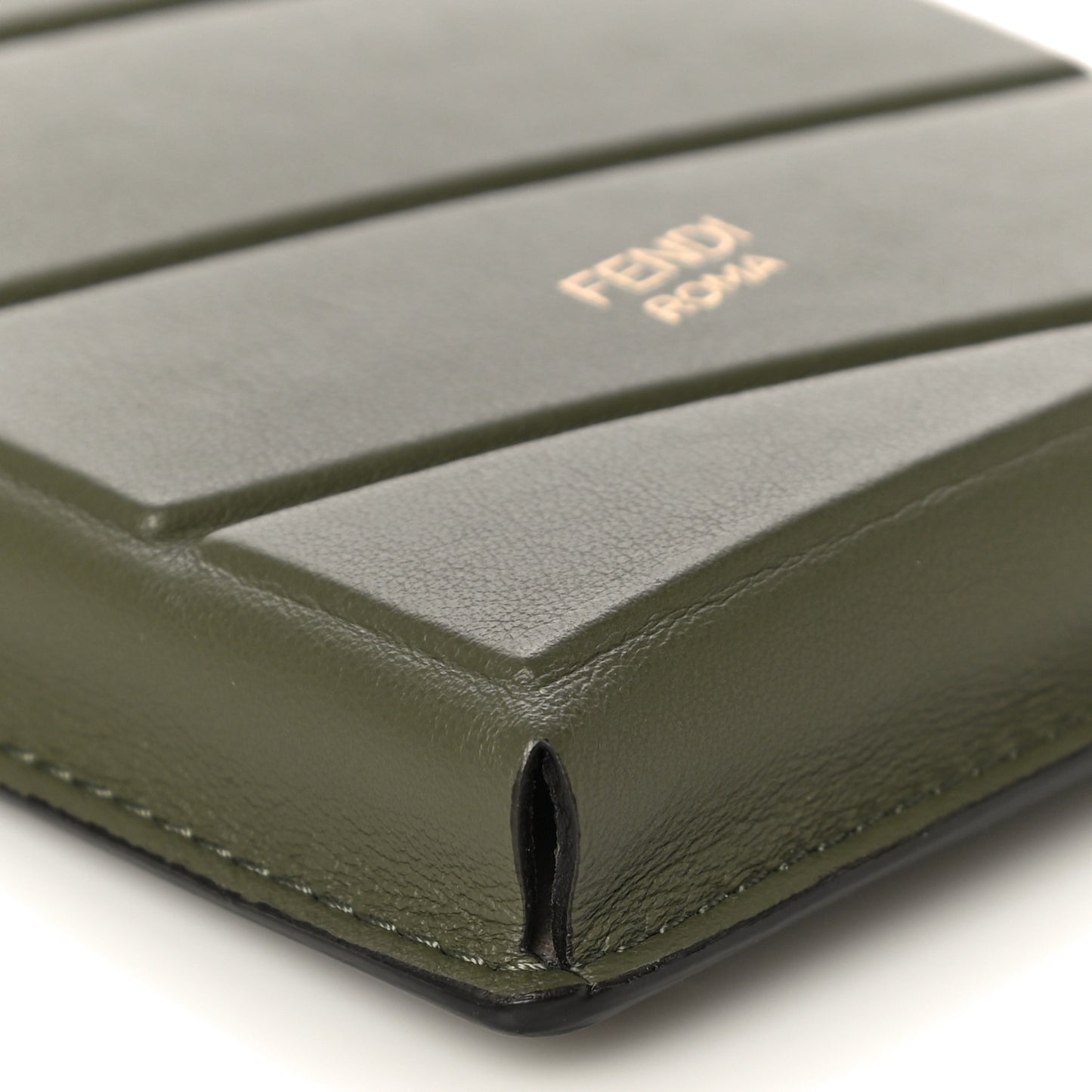 Vitello Grace Matte Cell Pocket Bag Strap Equatore