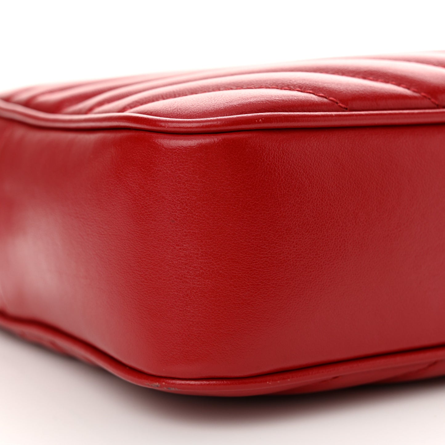 Calfskin Matelasse Monogram Lou Camera Bag Rouge Eros