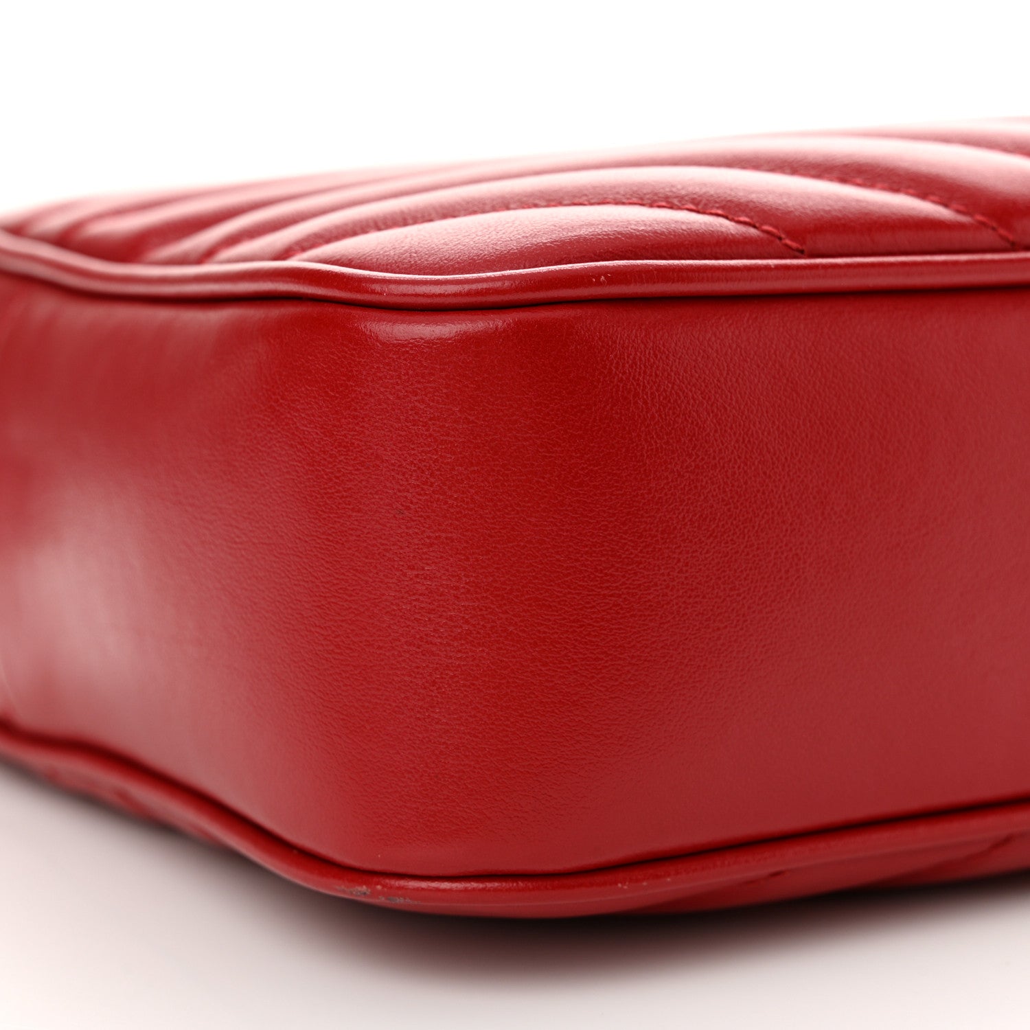 Saint Laurent Calfskin Matelasse Monogram Lou Camera Bag Rouge Eros 9 of 12