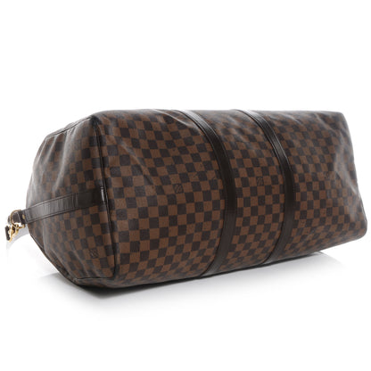 Louis Vuitton Damier Ebene Keepall Bandouliere 55 4 of 9